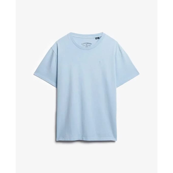 Superdry Tee Essentials Relaxed Lichtblauw - Maat M - Heren