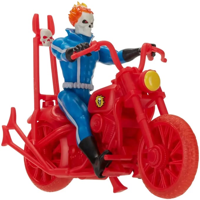 Hasbro Marvel Actiefiguur With Vehicle Ghost Rider 10 cm Marvel Legends Retro Collection Multicolours