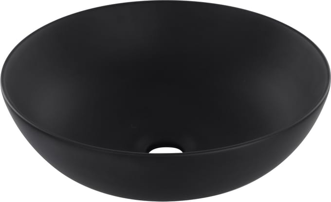 Differnz Slim waskom - Ã˜ 40 cm - keramiek - mat zwart