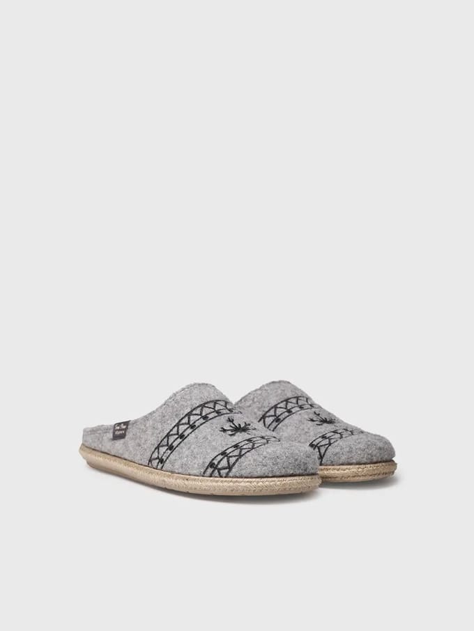 Viltslippers voor heren | TOBI-EF