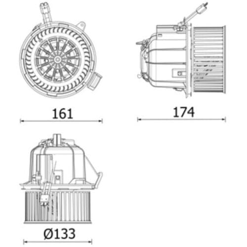 Interieurventilator MAHLE AB 328 000P