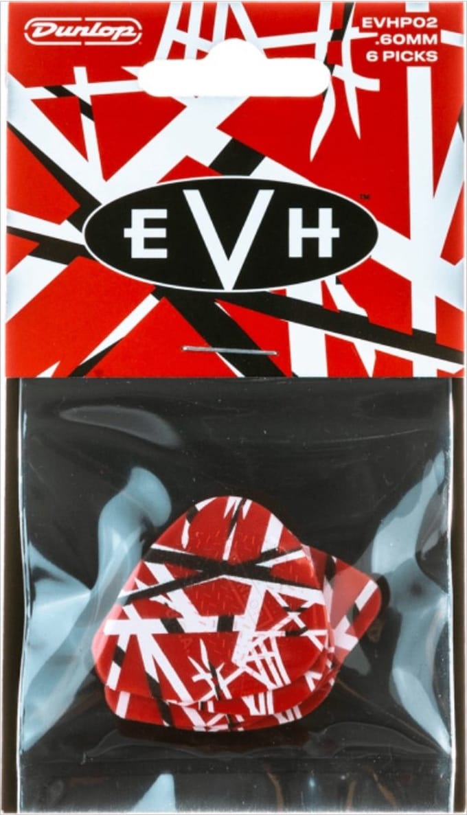 Dunlop EVHP02 Eddie Van Halen Plectrum 0,60 mm - 1 stuk