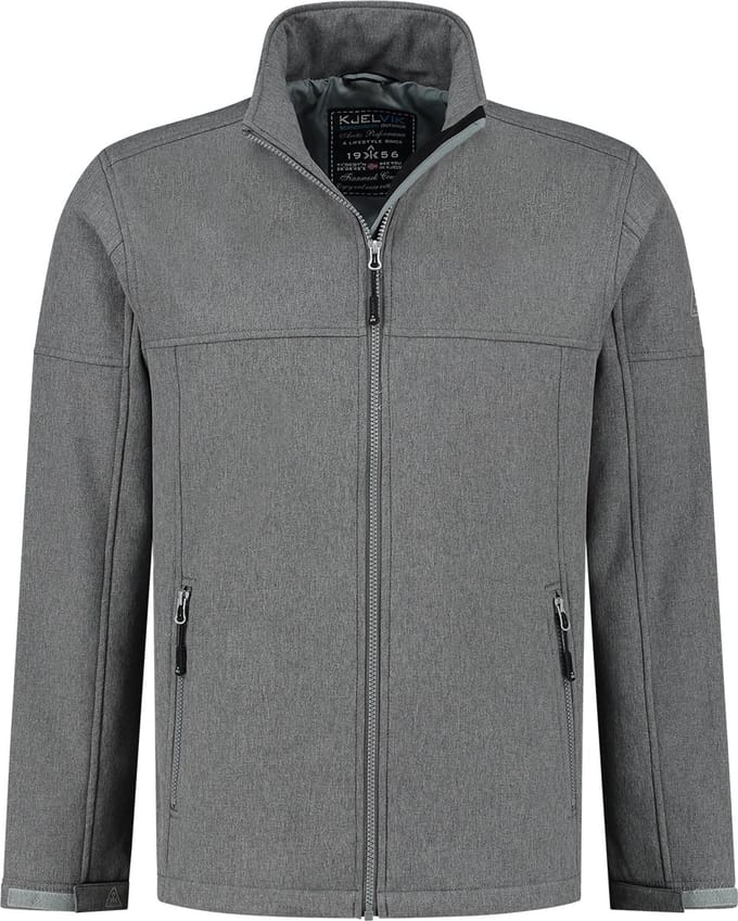 Kjelvik Softshell jas Odense Grijs