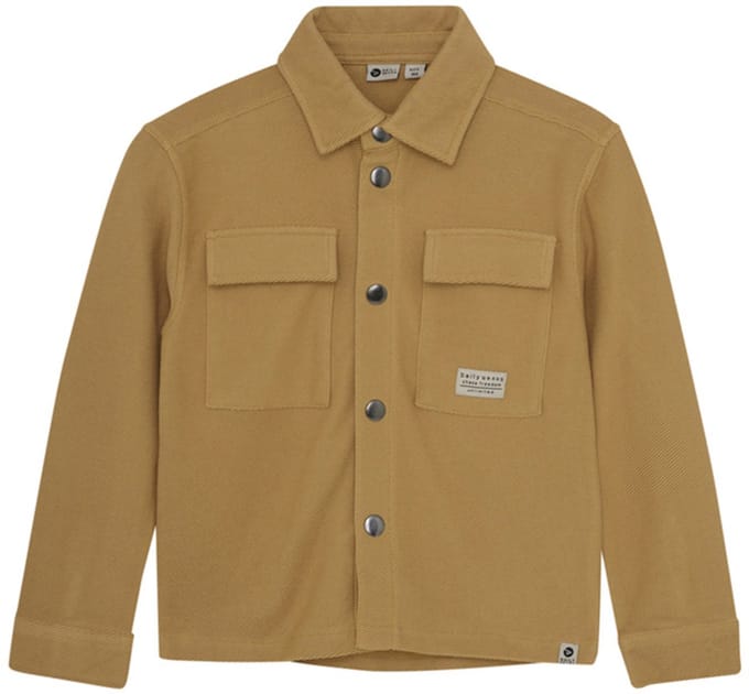 DAILY7 Shirtjacket Structure Jassen Jongens - Winterjas - Camel - Maat 92