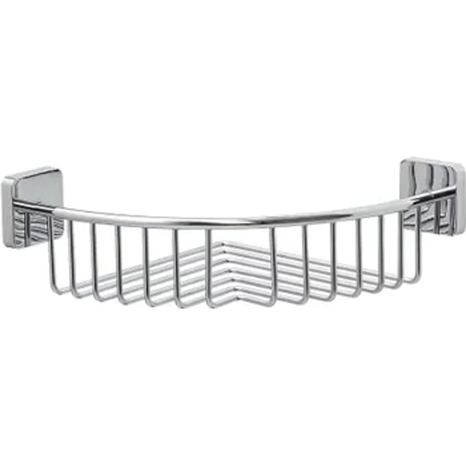 Tiger Doucherek Onu - Hoek - Wandmontage - Rvs - Chroom - 21,8x8,4x21,8cm