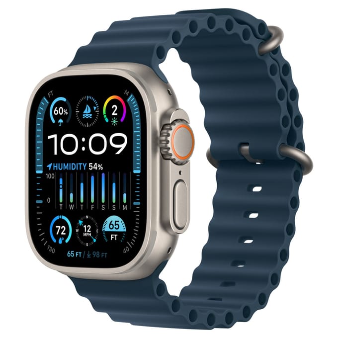Ocean Band voor de Apple Watch | 44/45/46/49 mm - Blue