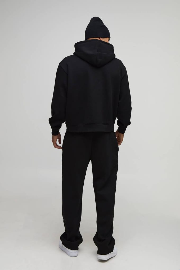 Relaxed Fit Wereldwijde Graphic Joggers | Black | Size Medium