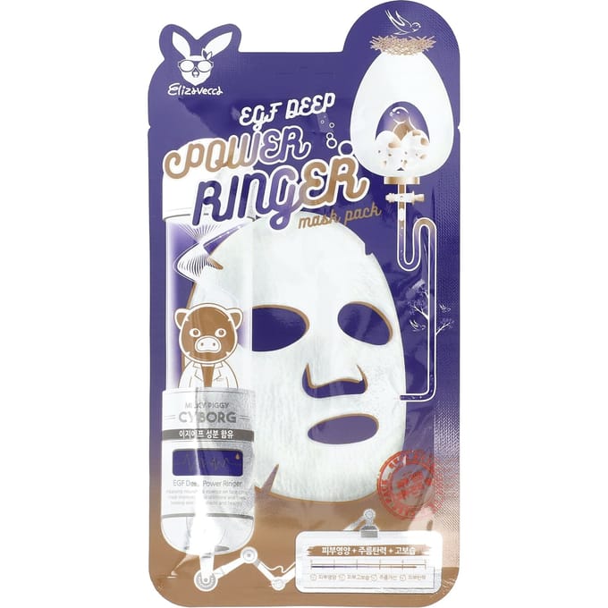 Egf Deep Power Ringer Beauty Mask Pack, 1 Vel, 23Ml(0.78 fl oz) blue