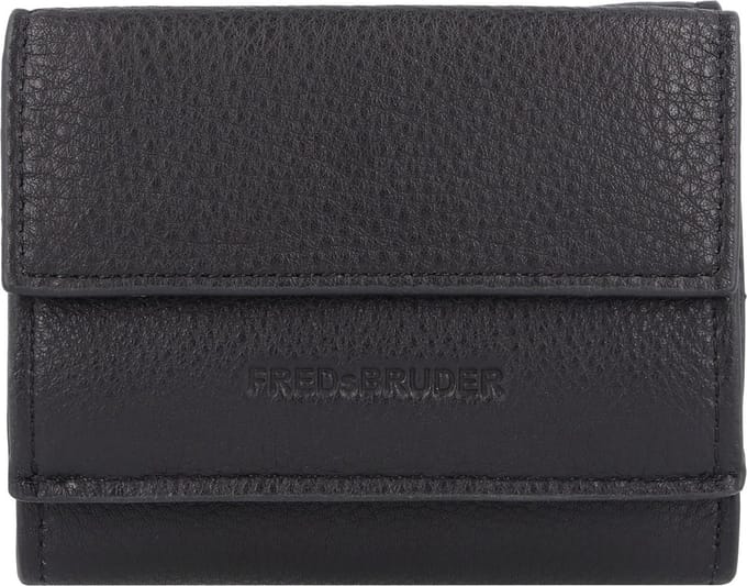 FredsBruder Bobonia Portemonnee Leer 10.5 cm - Dames - Horizontaal - black