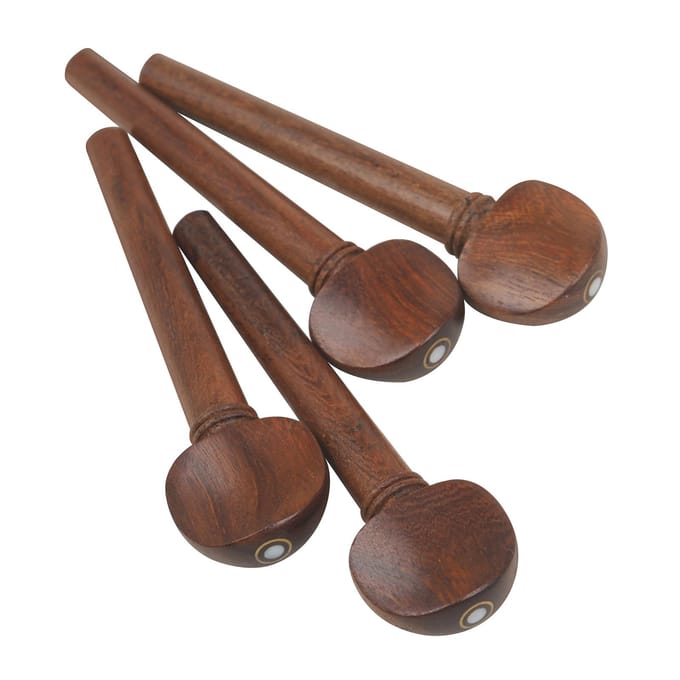 OUD Stemknoppen Mahonie Stemknoppen met Perzisch Oog Stemknoppenset voor Oud 12 stuks bruin