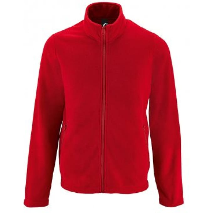 SOLS Heren Normandische Fleece Jas (Rood)