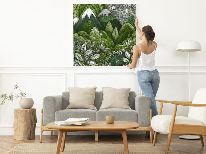 Kunstprint | Wanddecoratie | Forex | 75 × 75 cm