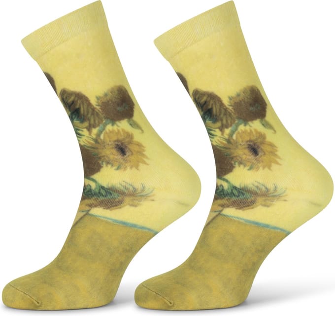 Robin Ruth Sokken Dames I Maat 36-42 l Van Gogh l Zonnebloem