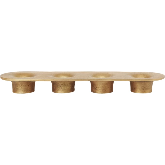 Ferm Living Soothe 4 kandelaars - messing