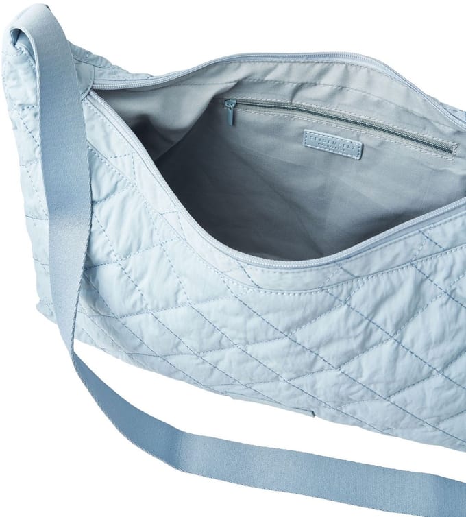 SEIDENFELT MANUFAKTUR Schoudertas Hetta Hobo Bag Ice blue Lichtblauw
