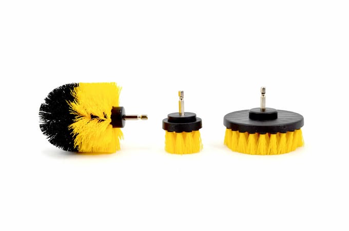 Awtools AW55303 - Schrobborstelset - 3-delig - Voor Boormachine