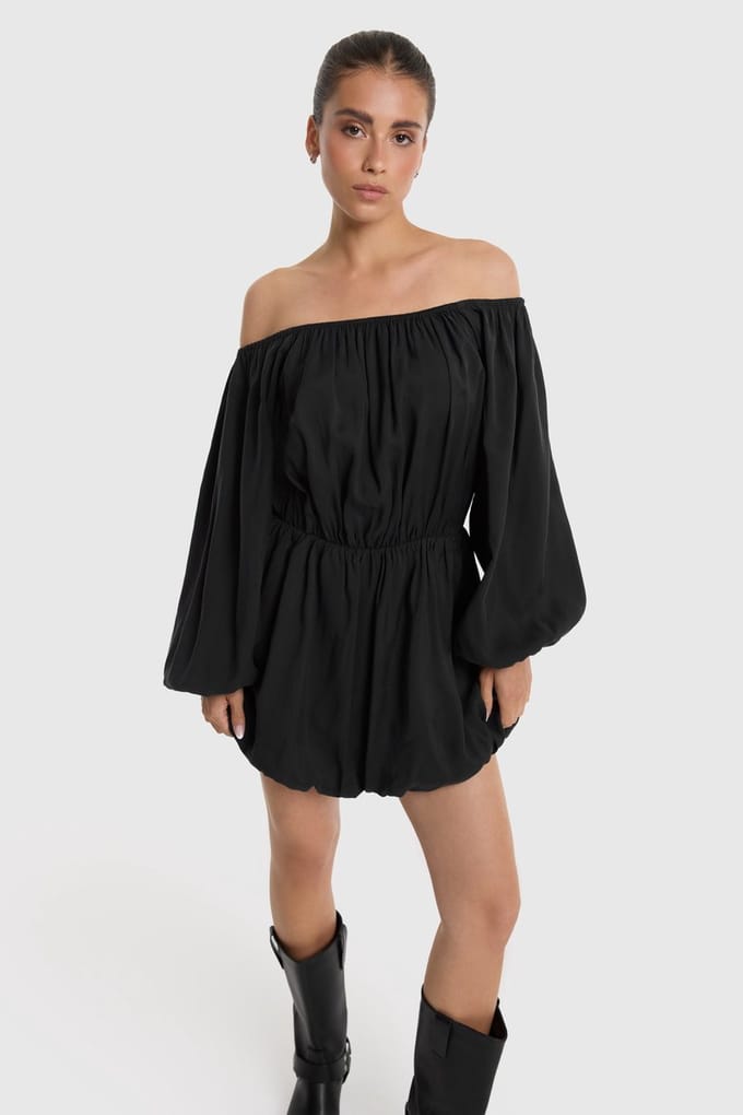 Alix The Label Ladies Woven Modal Balloon Dress