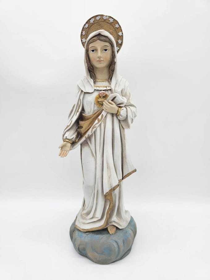 Maagd Maria Aanbidding - beeld 29,5 cm - Abonda Maagd Maria - materiaal polystone - religieus beeld