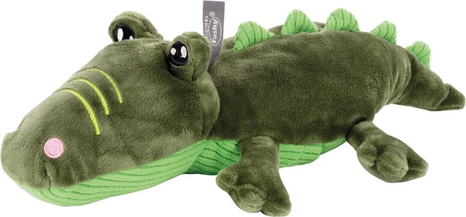 Fashy warmteknuffel krokodil 37 cm - groen
