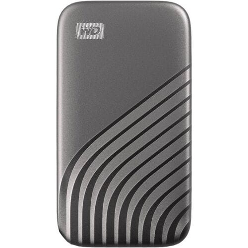 Western Digital My Passport 4 TB Externe SSD harde schijf USB-C Grijs WDBAGF0040BGY-WESN