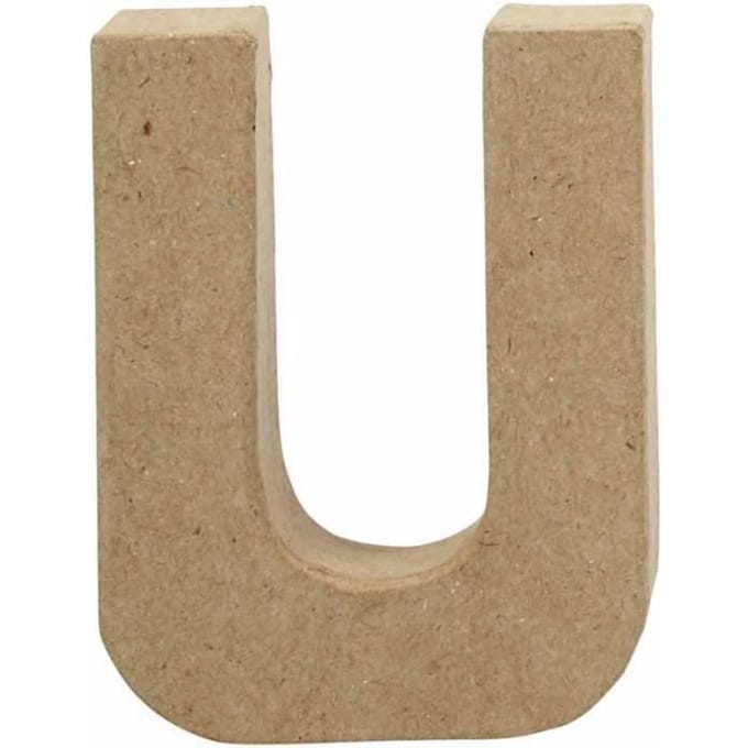 Creativ Company Letter Papier-mache Small - U