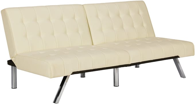 Emily-Sofa - Split Back - Vanilla PU