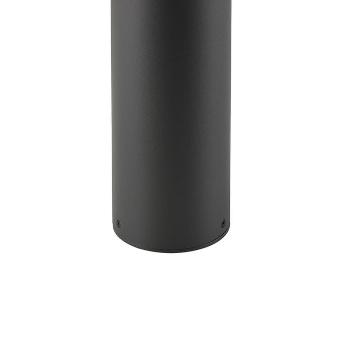 Deko-Light Tuinpadverlichting Facado II, hoogte 65 cm, rond, donkergrijs/opaal