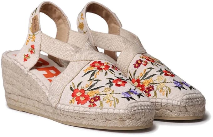 Toni Pons Montjoi Wedge Espadrilles Beige EU 38 Vrouw
