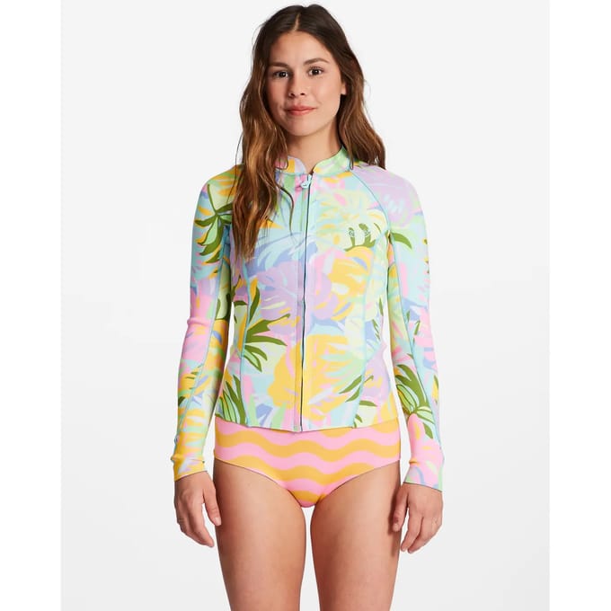Neopreen Lange Mouw Surf T-shirt Meisje Billabong Peeky
