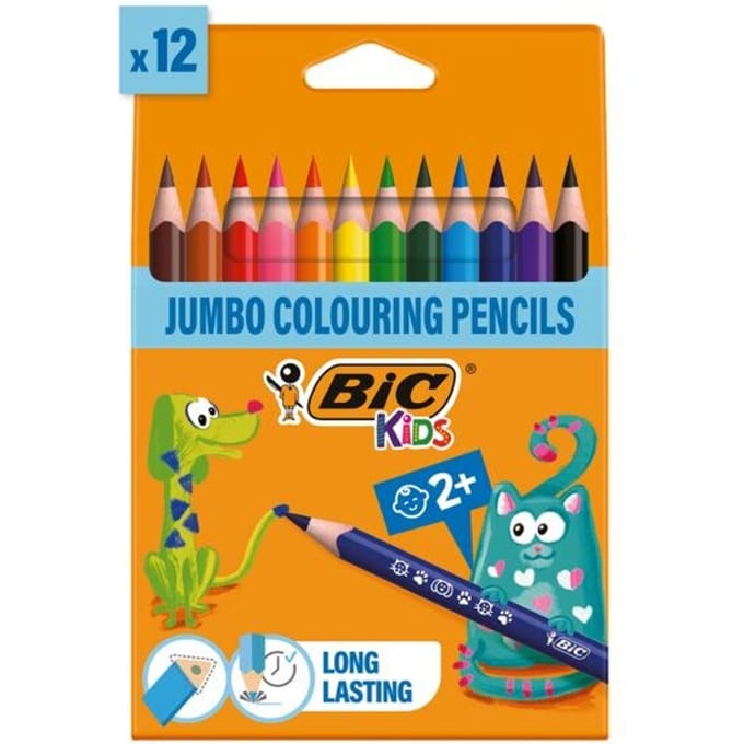 Bic Kids ECOlutions Evolution Triangle 12 kleurpotloden Tekenen Verven en kleuren