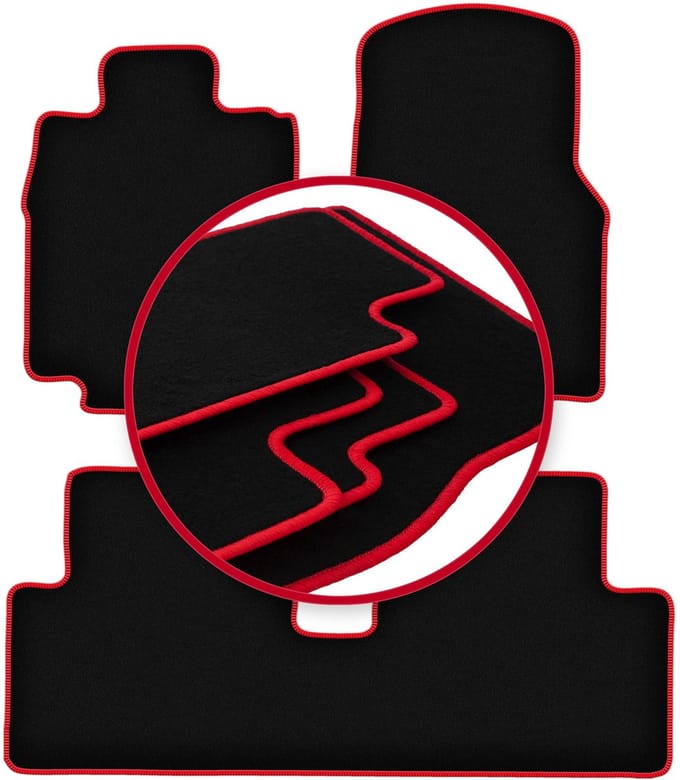 CARLUX-RED automatten voor: Mercedes A W168 hatchback (1997-2005)