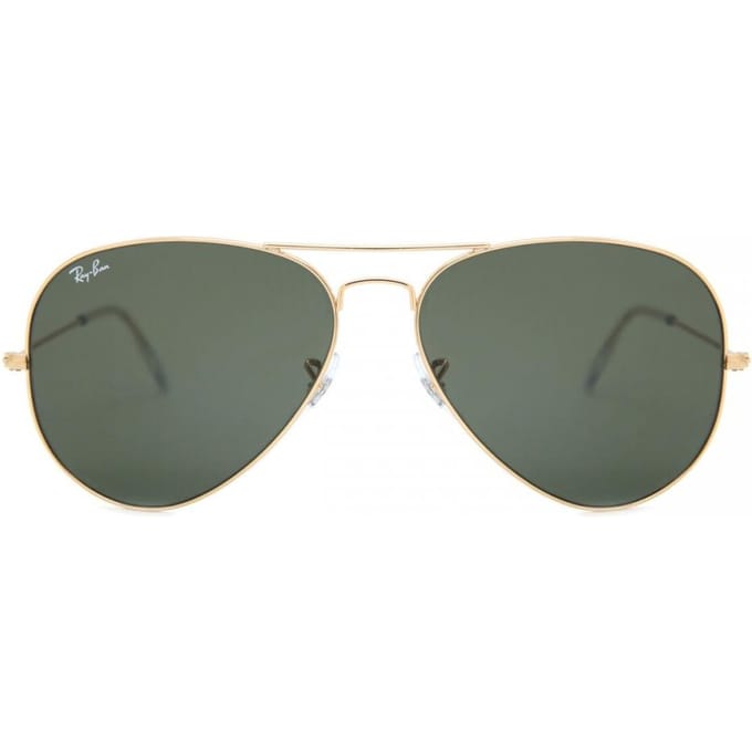 Ray Ban Rb3025 Aviator Large Metaal Blauw Licht Blokkerend 001 Unisex Zonnebril Gold/62-14-140 gray