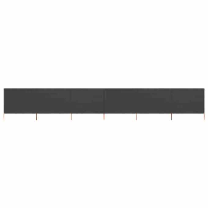 vidaXL - Windscherm - 6-panelen - 800x160 - cm - stof - antraciet