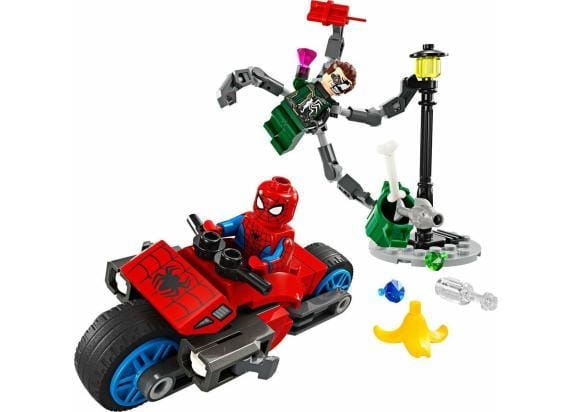 LEGO 76275 Motorachtervolging: Spider-Man vs. Doc Ock Bouwsets