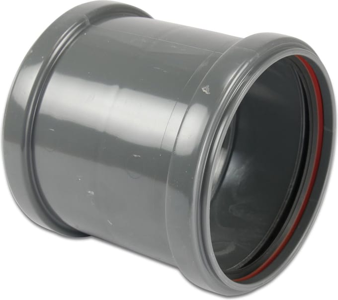 Sok PVC-U 250 mm SN4 manchet DN250 grijs KOMO/BENOR