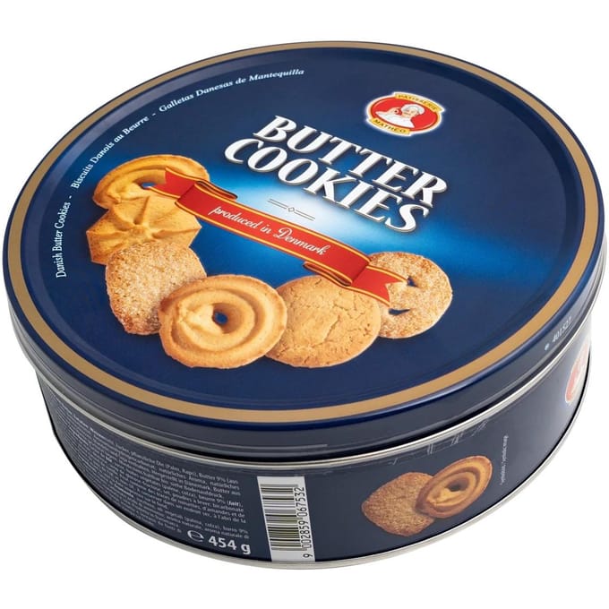 Matheo Deense Boterkoekjes in Blik 454 g