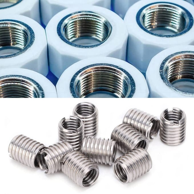 10 stuks inzetmoer draad reparatiemouw draadbus schroef reductie conversietool