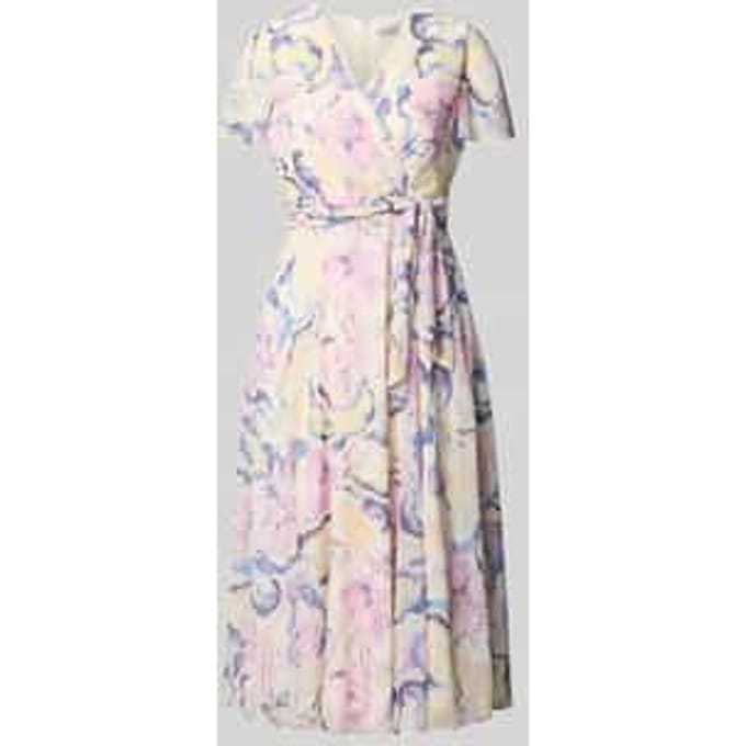 midi-jurk met all-over bloemenmotief