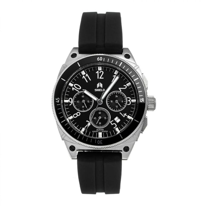 Shield Sonar chronograaf band horloge met datum