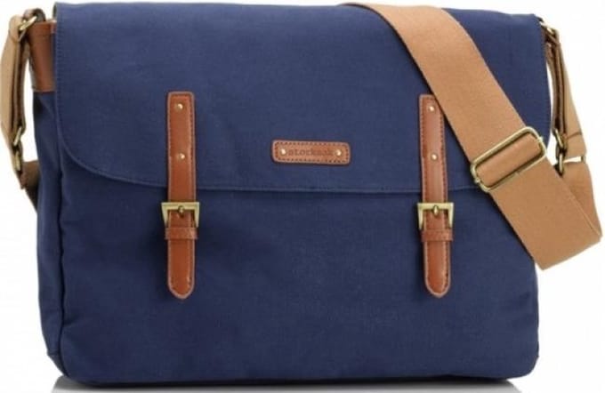 Storksak luiertas Ashley Blue