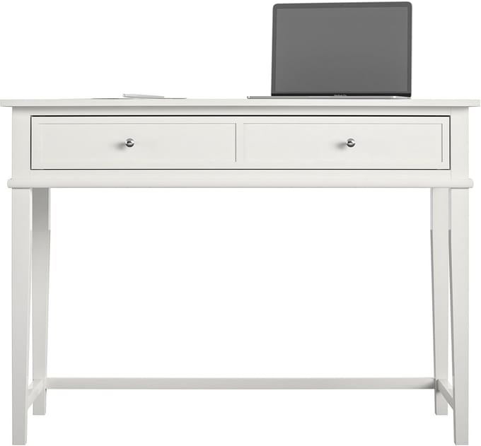 Franklin-Schrijftafel - 1-lade - Wit MDF