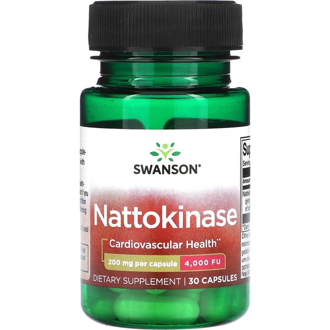 Nattokinase, 200 mg, 30 gélules