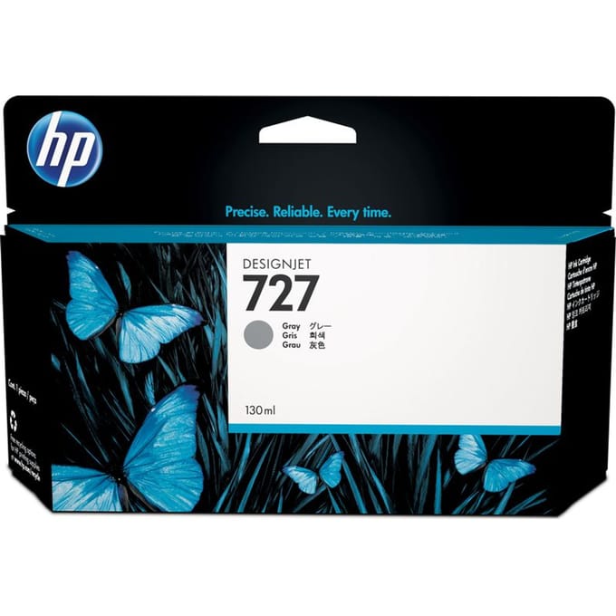 Inktcartridge hp b3p24a 727 grijs