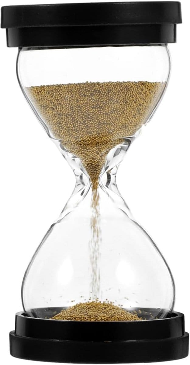 Zandloper Timer - Zandklok - Decoratie - Decoratief - 8.4 cm - Goud