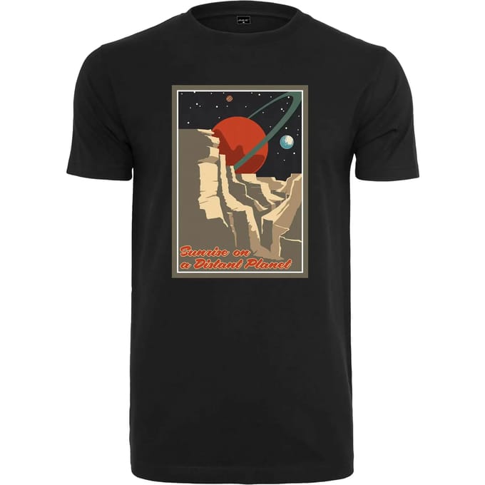 Mister Tee - Distant Planet Dames T-shirt - S - Zwart