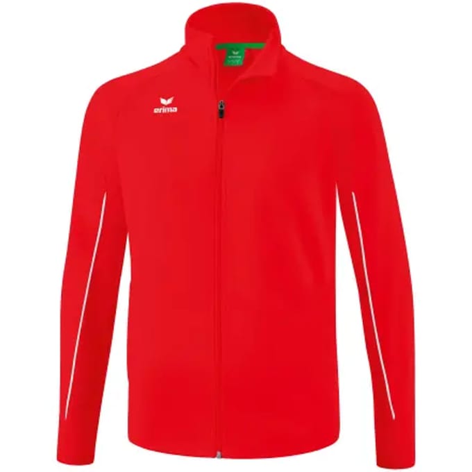Erima Liga Star Polyesterjack Heren - Wit / Rood | Maat: L