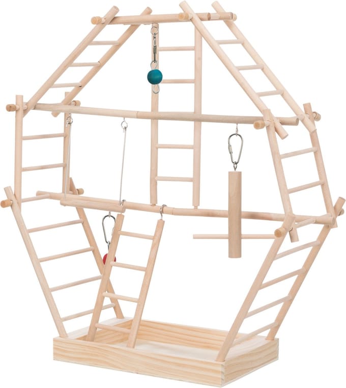 Vogelspeelgoed met houten ladders Trixie