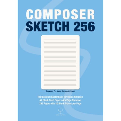 Composer Sketch 256 - Composer Pro Premium Muziekpapier - Sophia Martins
