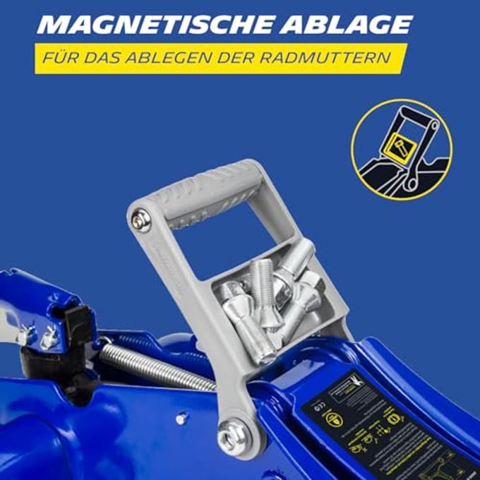 Hydraulische krik tot 1800 kg - Ideaal voor voertuigen