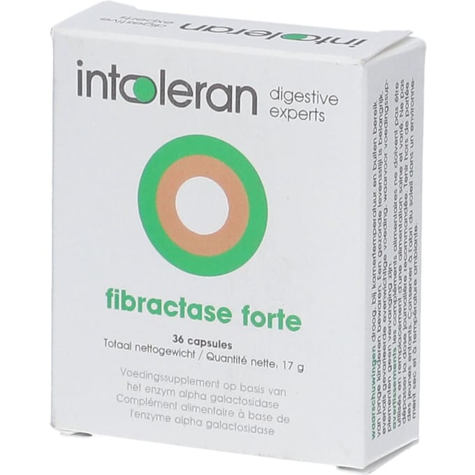 Intoleran Fibractase Forte 36 Capsules